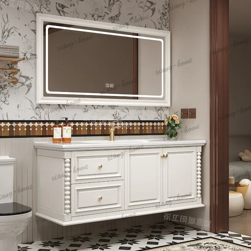 Деревянный небольшой шкафчик д – обзор и цена Home Bathroom Vanity Combo