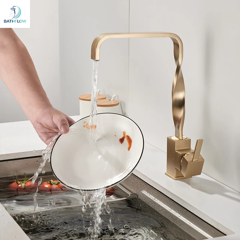 Золотой смеситель для раковины – обзор и цена Basin Mixer Tap
